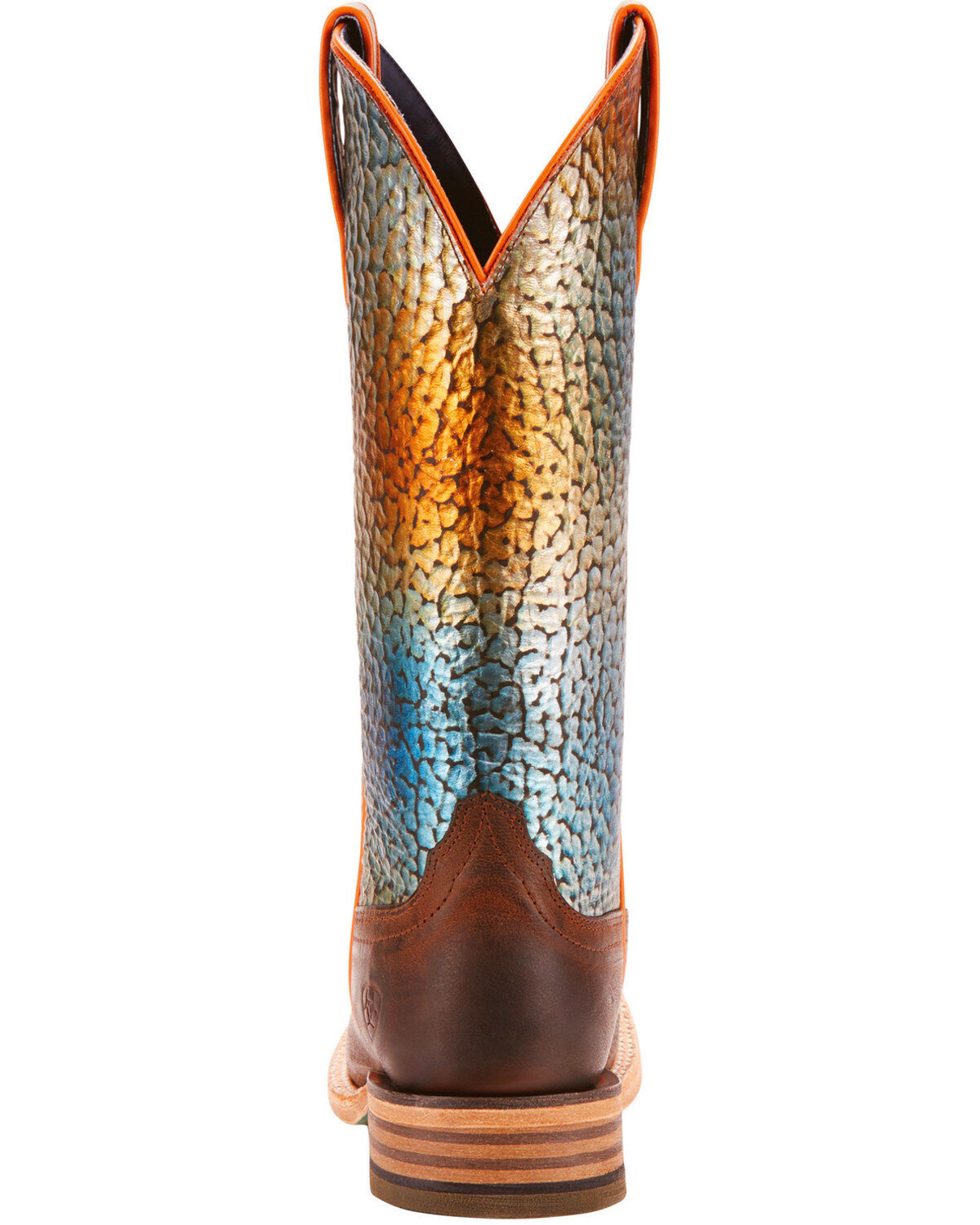 Image #5 - Ariat Women's Brown Gringa Rainbow Fish Print Boots - Square Toe , , hi-res