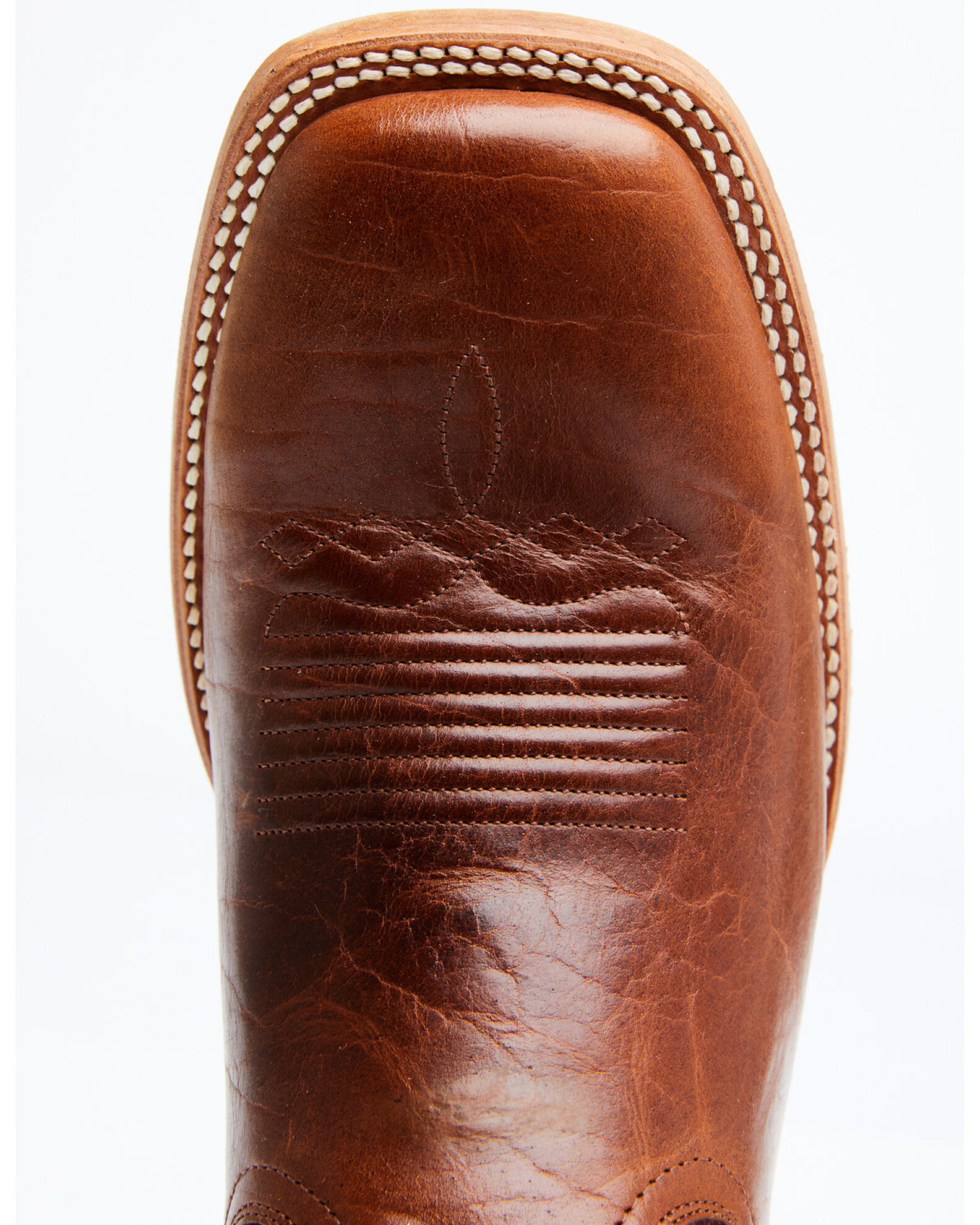 Image #6 - Cody James Men's Camden Western Boots - Broad Square Toe, Red, hi-res