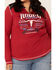 Image #3 - White Label by Panhandle Women's Red Rodeo City Tour Fringe Tee - Plus, , hi-res