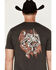Image #4 - Cody James Men's Troubled Skeleton Short Sleeve Graphic T-Shirt, Charcoal, hi-res