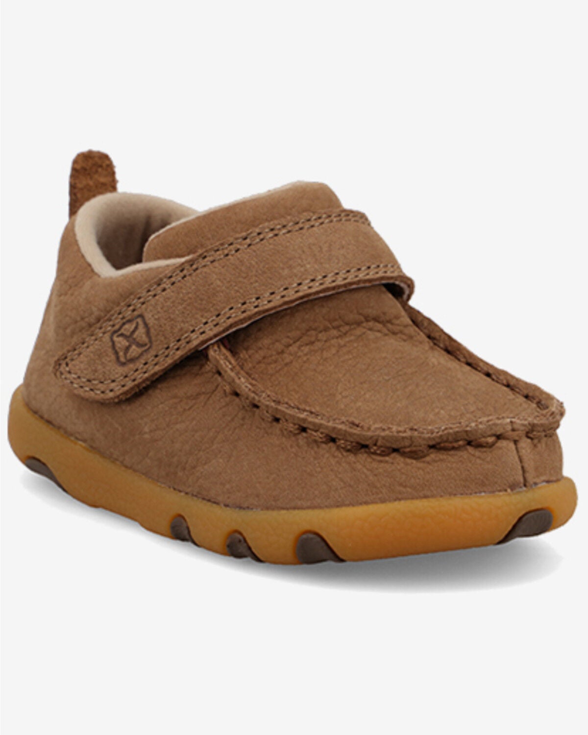 Image #1 - Twisted X Infant Kid's Driving Mocs, Camel, hi-res