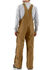 Image #2 - Carhartt Men's Solid Brown Zip-To-Thigh Unlined Bib Overalls - Big, Brown, hi-res