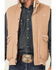 Powder River Outfitters Men's Tan CC Brushed Canvas Storm-Flap Vest , Tan, hi-res