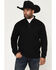Image #1 - Cody James Black 1978® Men's Parker Solid 1/4 Zip Pullover Sweater, Black, hi-res