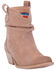 Image #1 - Dingo Women's Jackpot Slouch Suede Booties - Round Toe, , hi-res