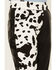 Image #2 - Saints & Hearts Girls' Cow Print Flare Pants, Black, hi-res