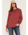 Image #2 - Ariat Women's Rebar Cotton Strong&trade; Vintage Mother Long Sleeve Graphic Work Tee, Red, hi-res