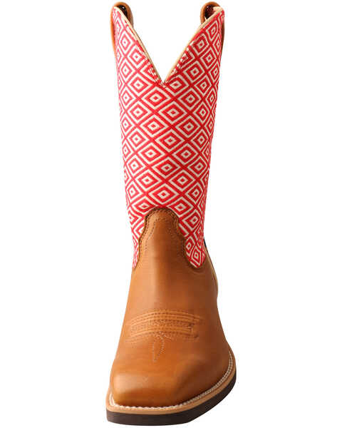 Image #4 - Twisted X Women's Top Hand Western Boots - Wide Square Toe, , hi-res