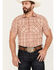 Image #1 - Pendleton Men's Frontier Plaid Print Short Sleeve Snap Western Shirt, , hi-res