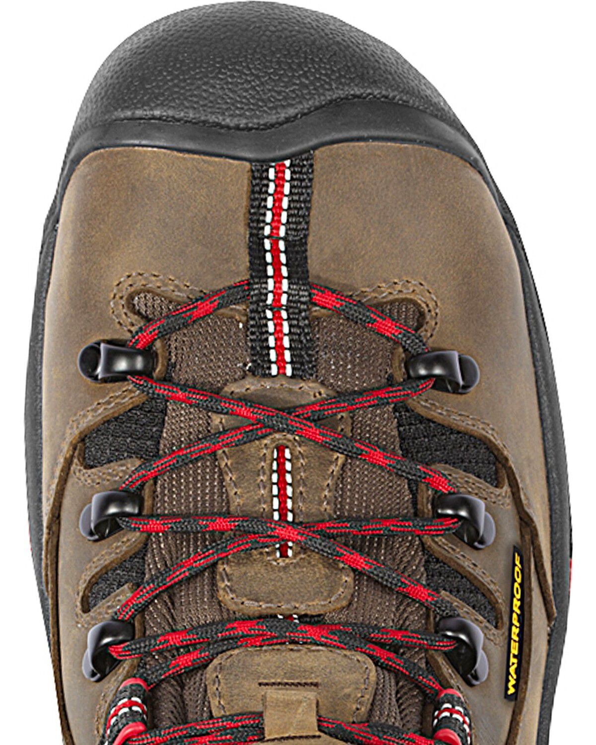 Image #5 - Keen Men's Pittsburgh Waterproof Steel Toe Work Boots, Bison, hi-res