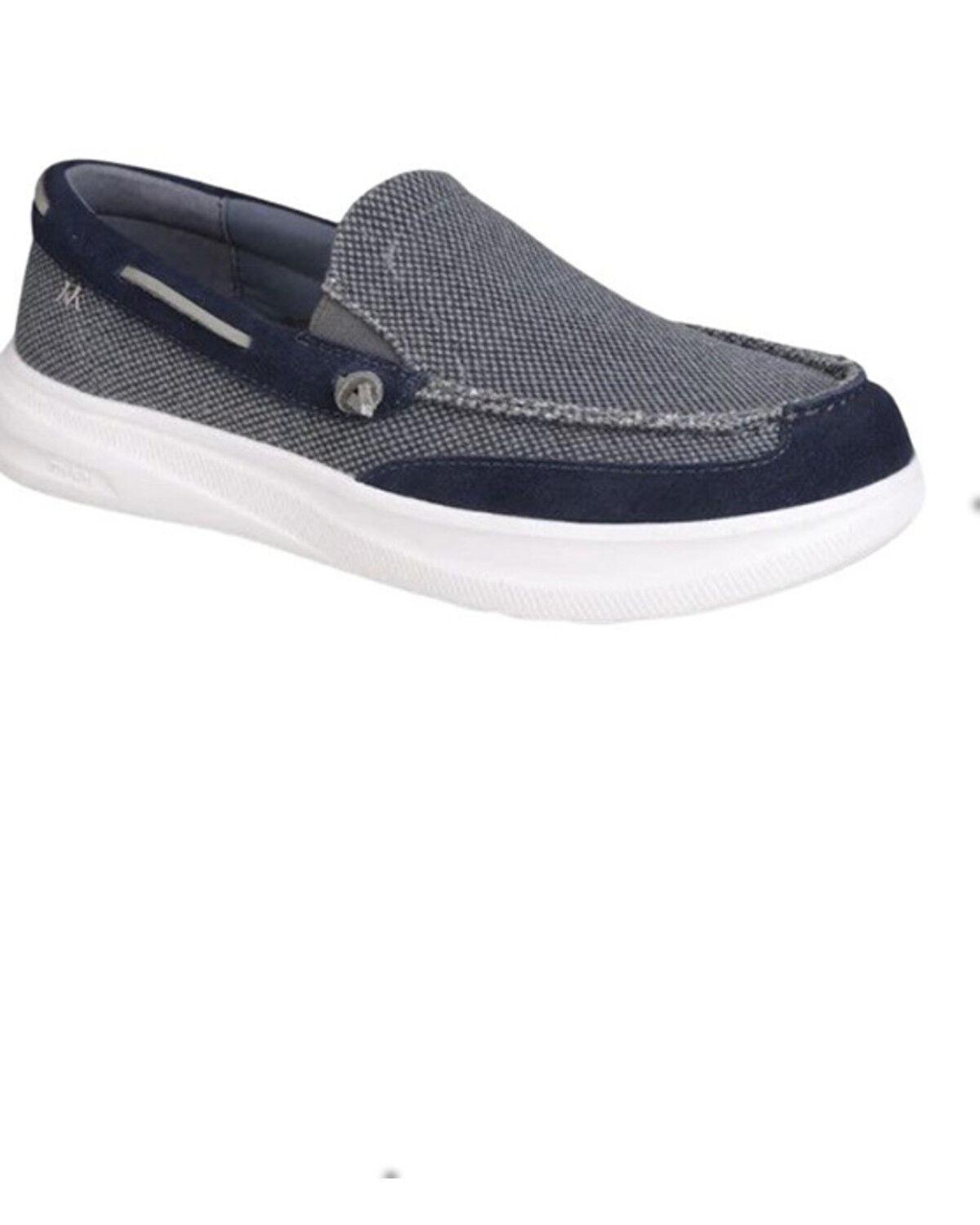 Image #1 - Mykos Men's Calvin Slip-On Casual Shoes - Moc Toe, Navy, hi-res