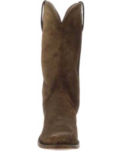 Image #5 - Lucchese Men's Livingston Frontier Suede Western Boots - Narrow Square Toe, , hi-res
