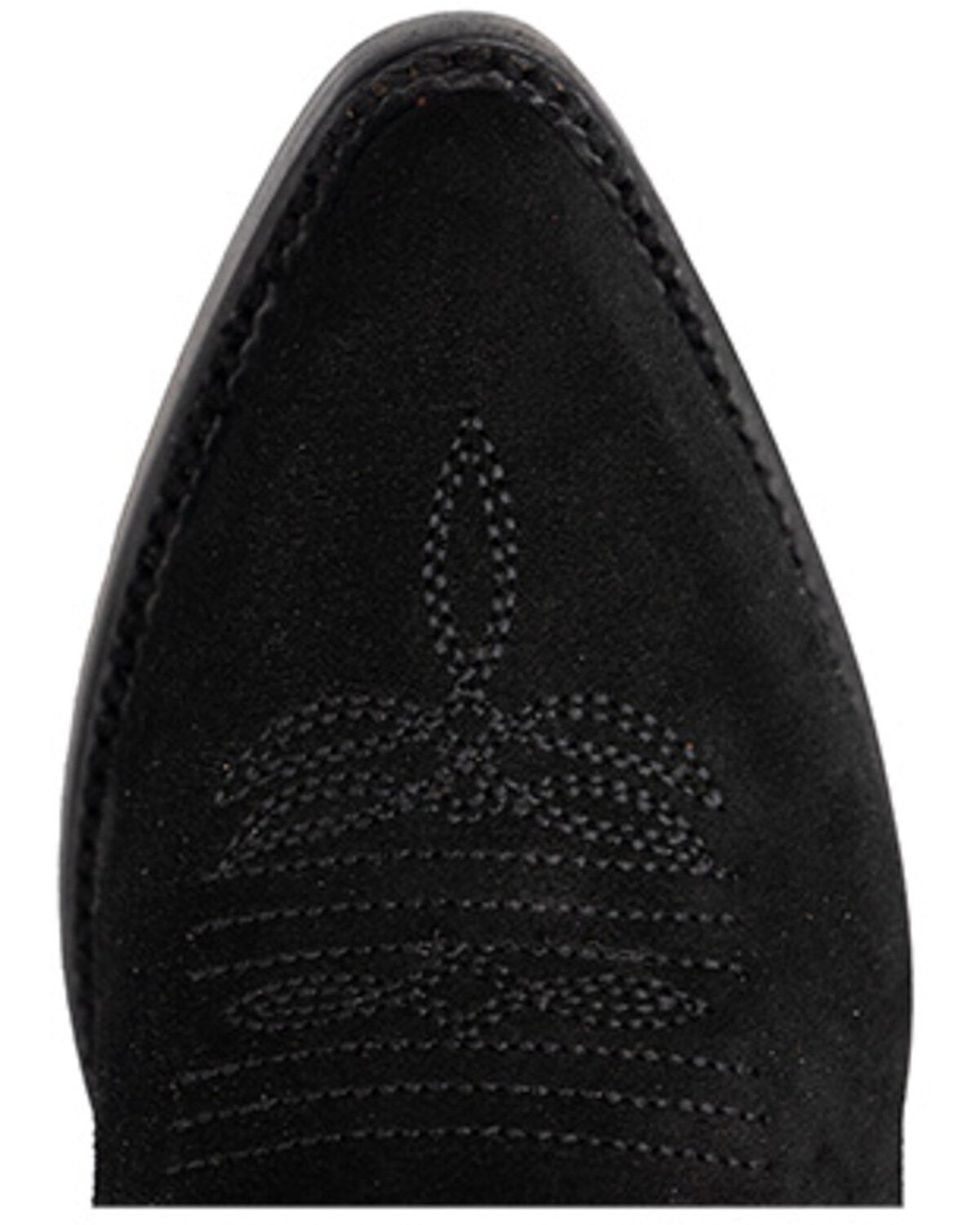 Image #6 - Ferrini Women's Quinn Roughout Western Boots - Round Toe, Black, hi-res