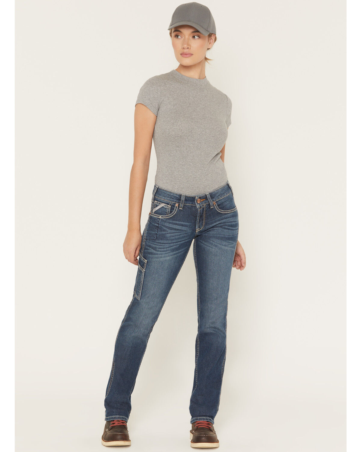 Ariat Women's Rebar Mid Rise Durastretch Nightride Riveter Work