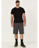 Image #1 - Dickies Men's Loose Fit Flat Front Twill Work Shorts, Charcoal, hi-res