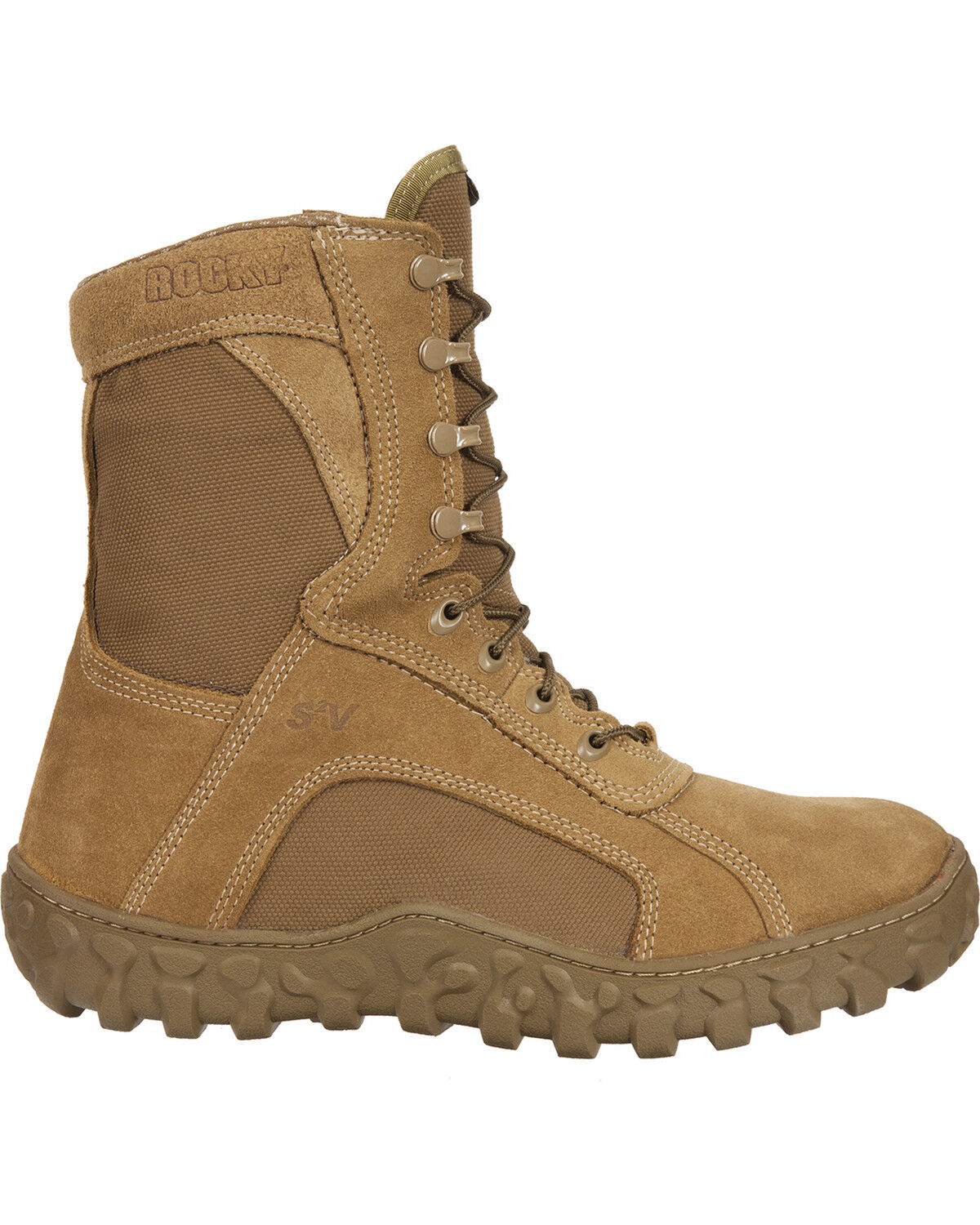 Image #2 - Rocky S2V Gore-Tex Waterproof Insulated Military Duty Boots - Round Toe, Brown, hi-res