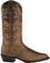Ariat Men's Heritage Western Performance Boots - Medium Toe, Distressed, hi-res