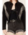Image #3 - Blue B Women's Fringe Cropped Denim Jacket, , hi-res