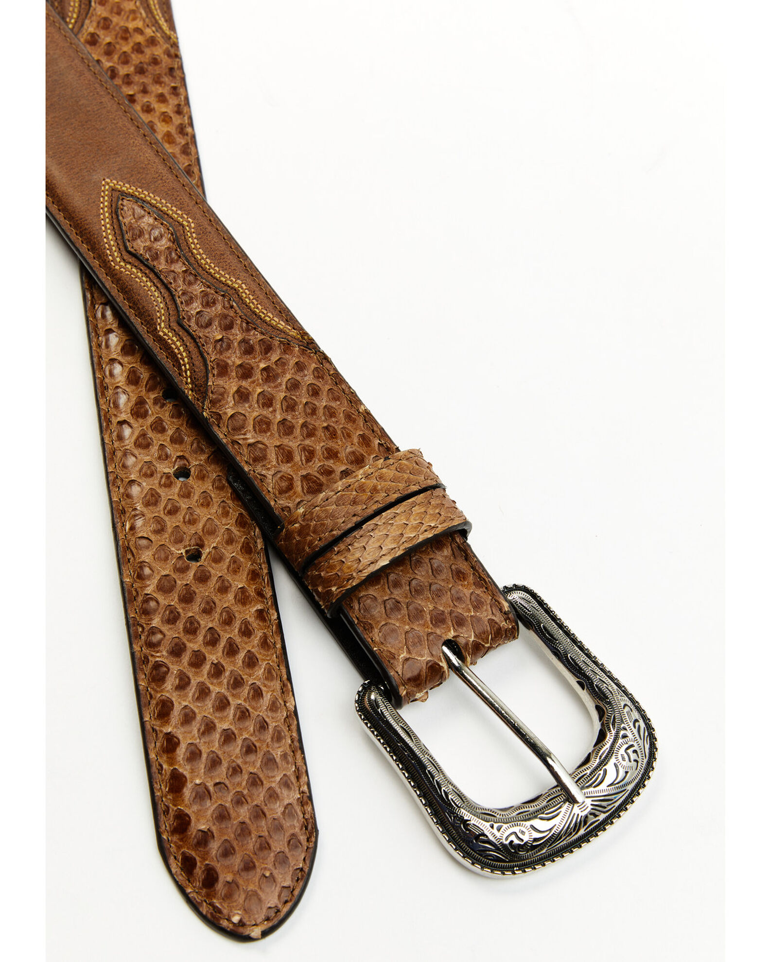 Product Name: Cody James Men's Exotic Python Billet Belt