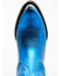 Image #6 - Idyllwind Women's Wheels Metallic Leather Booties - Round Toe, Royal Blue, hi-res