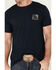 Howitzer Men's Coiled Freedom Flag Short Sleeve Graphic T-Shirt , Navy, hi-res