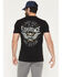 Image #1 - Troll Co Men's Experienced Short Sleeve Graphic Work T-Shirt, Black, hi-res