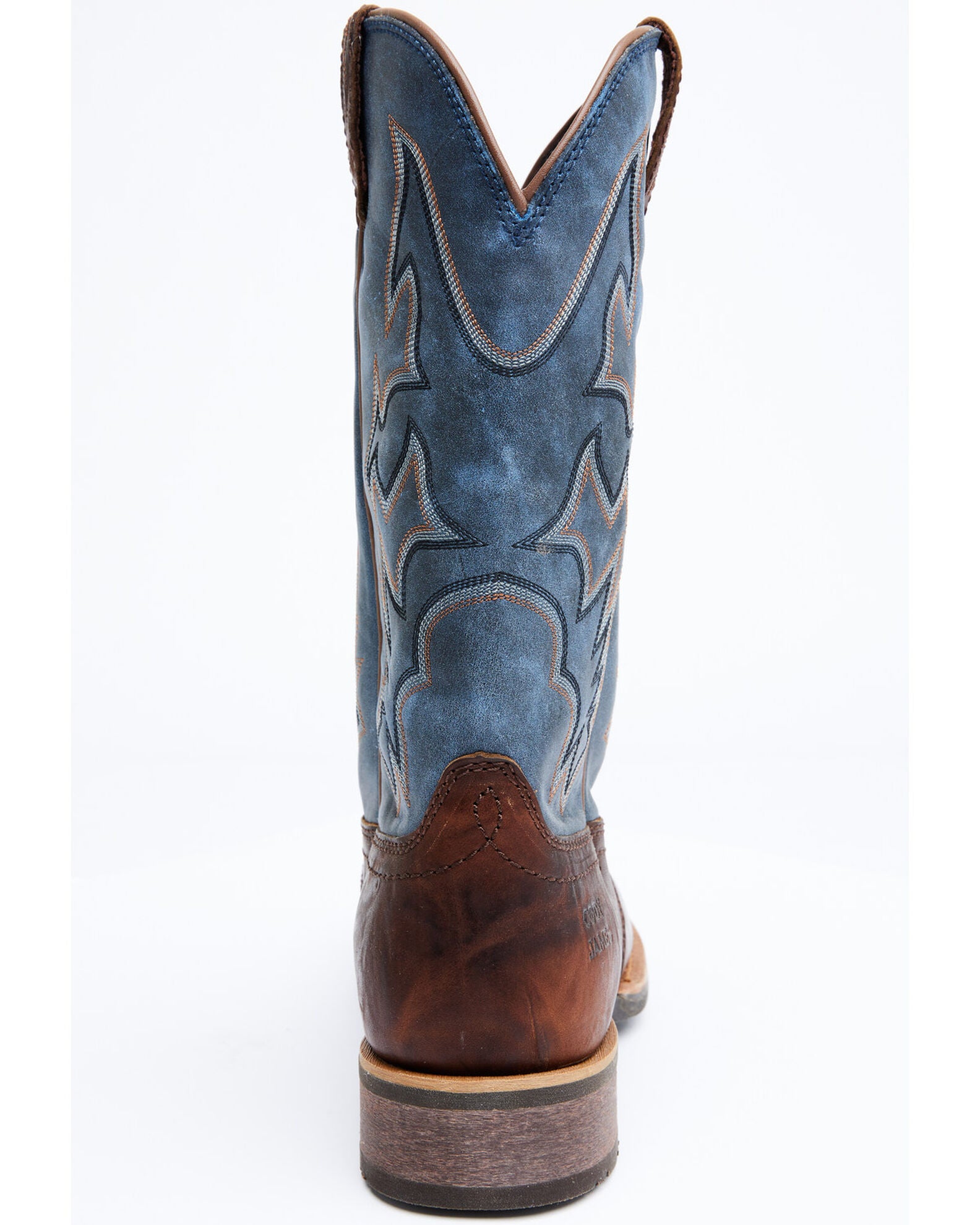 Rank 45 Men's Durance Brass Performance Western Boots Round Toe