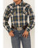 Image #3 - Cody James Boys' Plaid Print Long Sleeve Snap Western Flannel Shirt, Tan, hi-res