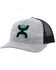 Image #1 - Hooey Men's Sterling Trucker Cap, Grey, hi-res