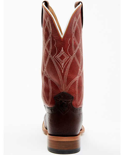 Image #5 - RANK 45® Men's Deuce Western Boots - Broad Square Toe, Red/brown, hi-res