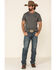 Image #2 - Cowboy Up Men's Open Range Short Sleeve Graphic T-Shirt, Grey, hi-res