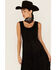 Image #2 - Scully Women's Lace-Up Jacquard Dress, Black, hi-res
