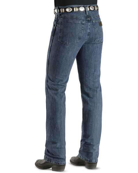 Wrangler Men's Slim Fit Cowboy Cut PBR Jeans, Auth Stone, hi-res