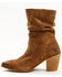 Image #3 - Cleo + Wolf Women's Dani Western Boots - Round Toe, Cognac, hi-res