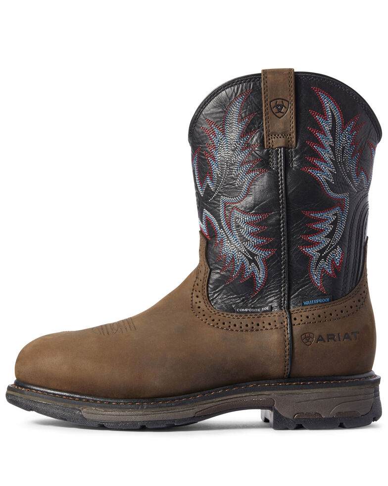 Ariat Men's Waterproof Workhog Western Work Boots - Composite Toe | Boot Barn