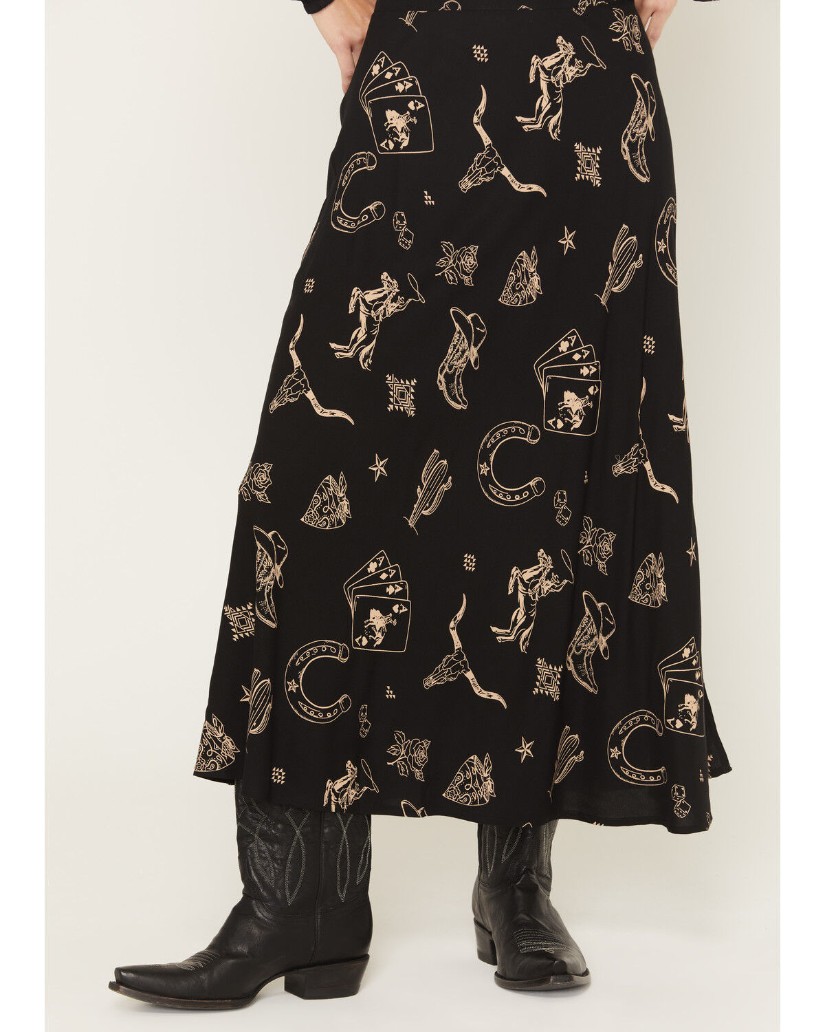 Idyllwind Women's Lutie Conversational Print Midi Skirt