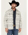 Image #1 - Cinch Men's Southwestern Jacquard Print Shirt Jacket, , hi-res