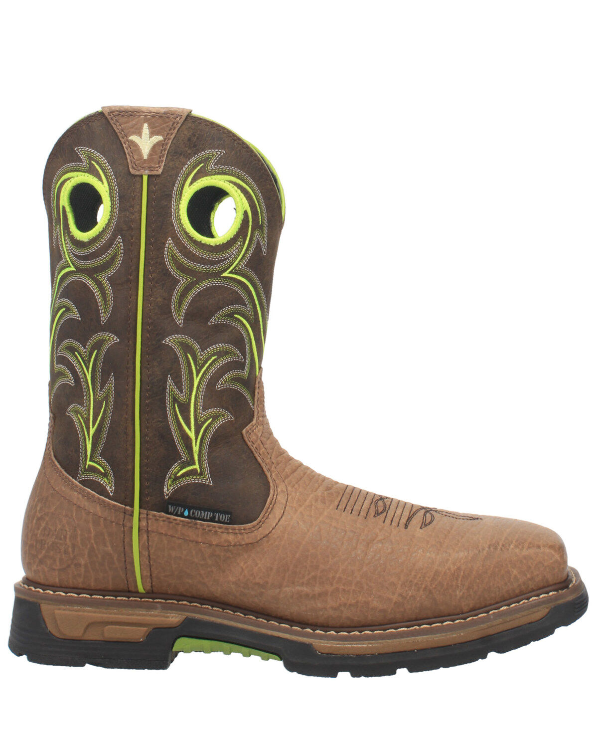 Image #2 - Dan Post Men's Storm's Eye Waterproof Western Work Boots, , hi-res