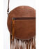 Image #4 - Shyanne Women's Aztec Serape Circle Fringe Bag, Brown, hi-res