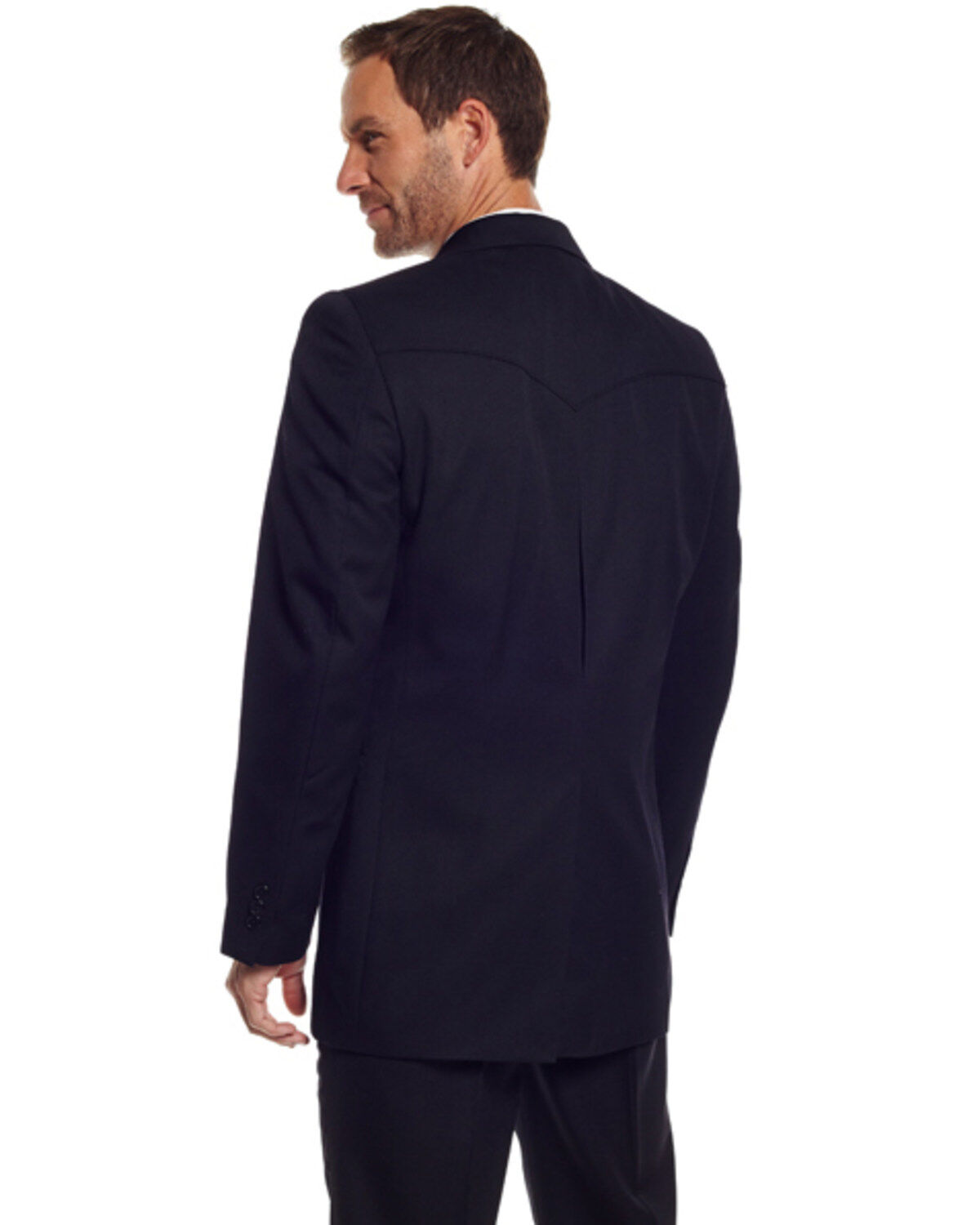 Image #2 - Circle S Men's Abilene Sport Coat, Black, hi-res