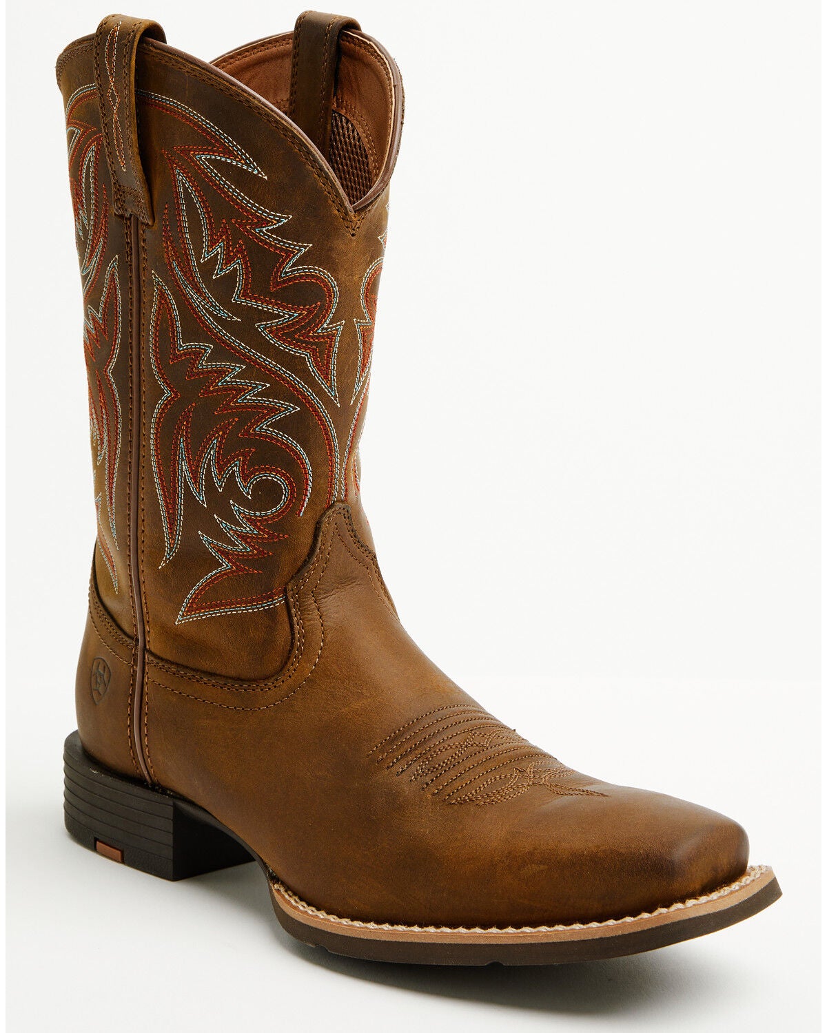 Image #1 - Ariat Men's Sport Herdsman Western Performance Boots - Square Toe, Brown, hi-res
