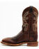 Image #3 - Justin Men's Bent Rail Bender Performance Western Boots - Broad Square Toe, Chocolate, hi-res