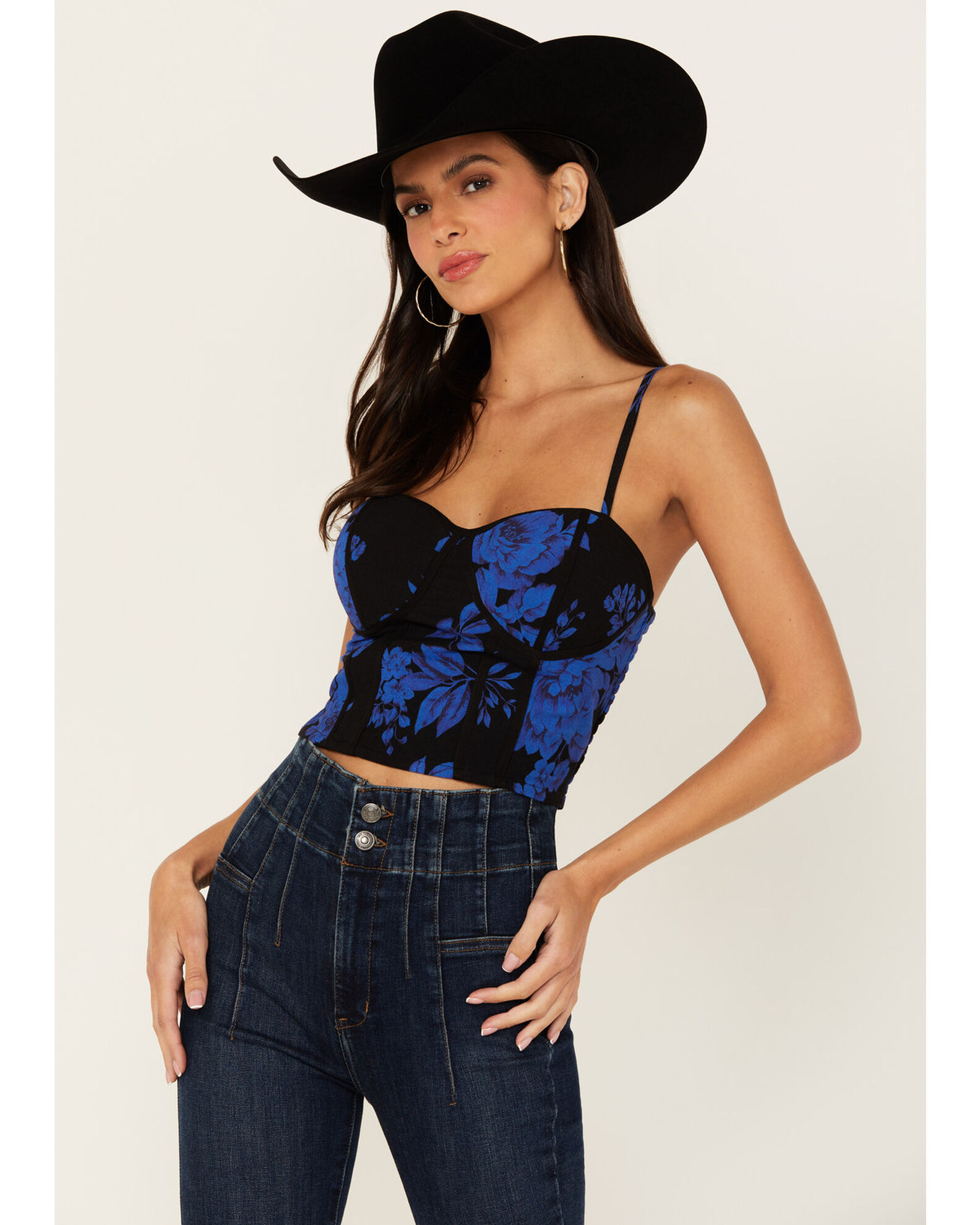 Band of the Free Women's Sabina Floral Cropped Top