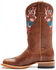 Shyanne Women's Delilah Western Boots - Broad Square Toe, Brown, hi-res