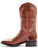 Idyllwind Women's Canyon Cross Western Performance Boots - Broad Square Toe, Cognac, hi-res