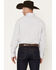 Image #4 - George Strait by Wrangler Men's Plaid Print Long Sleeve Button-Down Stretch Western Shirt - Big, White, hi-res
