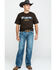 Image #6 - Rock & Roll Denim Men's Pistol Vintage Med Stretch Straight Jeans, Blue, hi-res