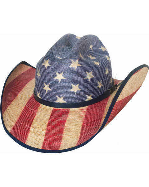 Image #1 - Bullhide Men's Star Spangled 20X American Flag Cowboy Hat , , hi-res