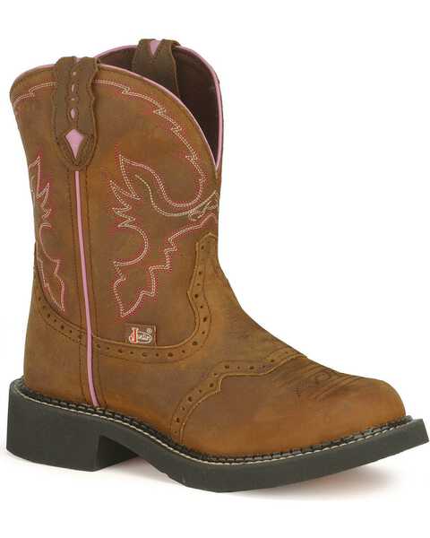 Justin Women's Gypsy Collection 8" Western Boots, Aged Bark, hi-res