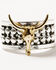 Image #4 - Shyanne Women's Steerhead Ring Set - 3 Piece, Silver, hi-res